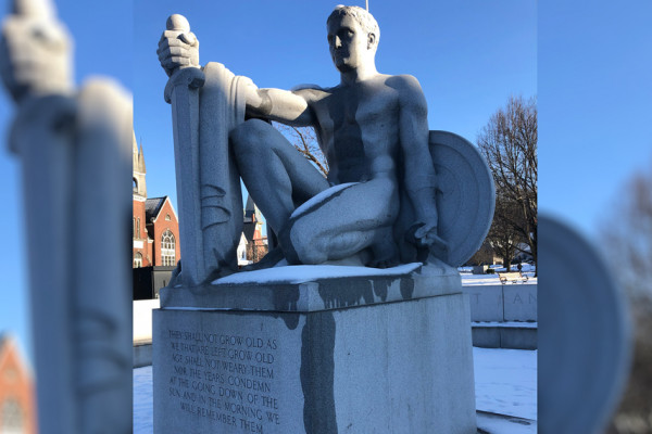 WWI monument downtown Barre web